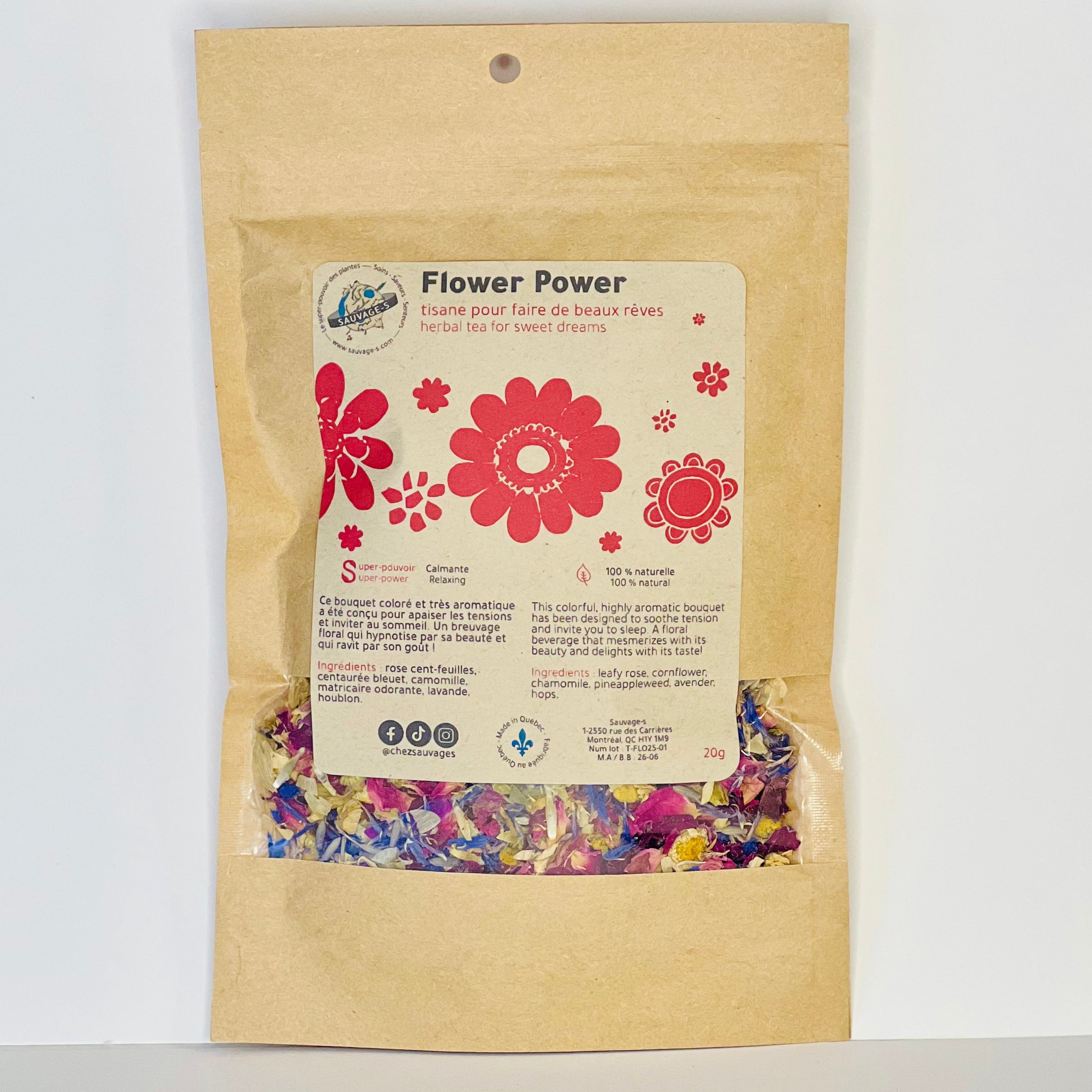 Flower Power - Herbal tea for sweet dreams