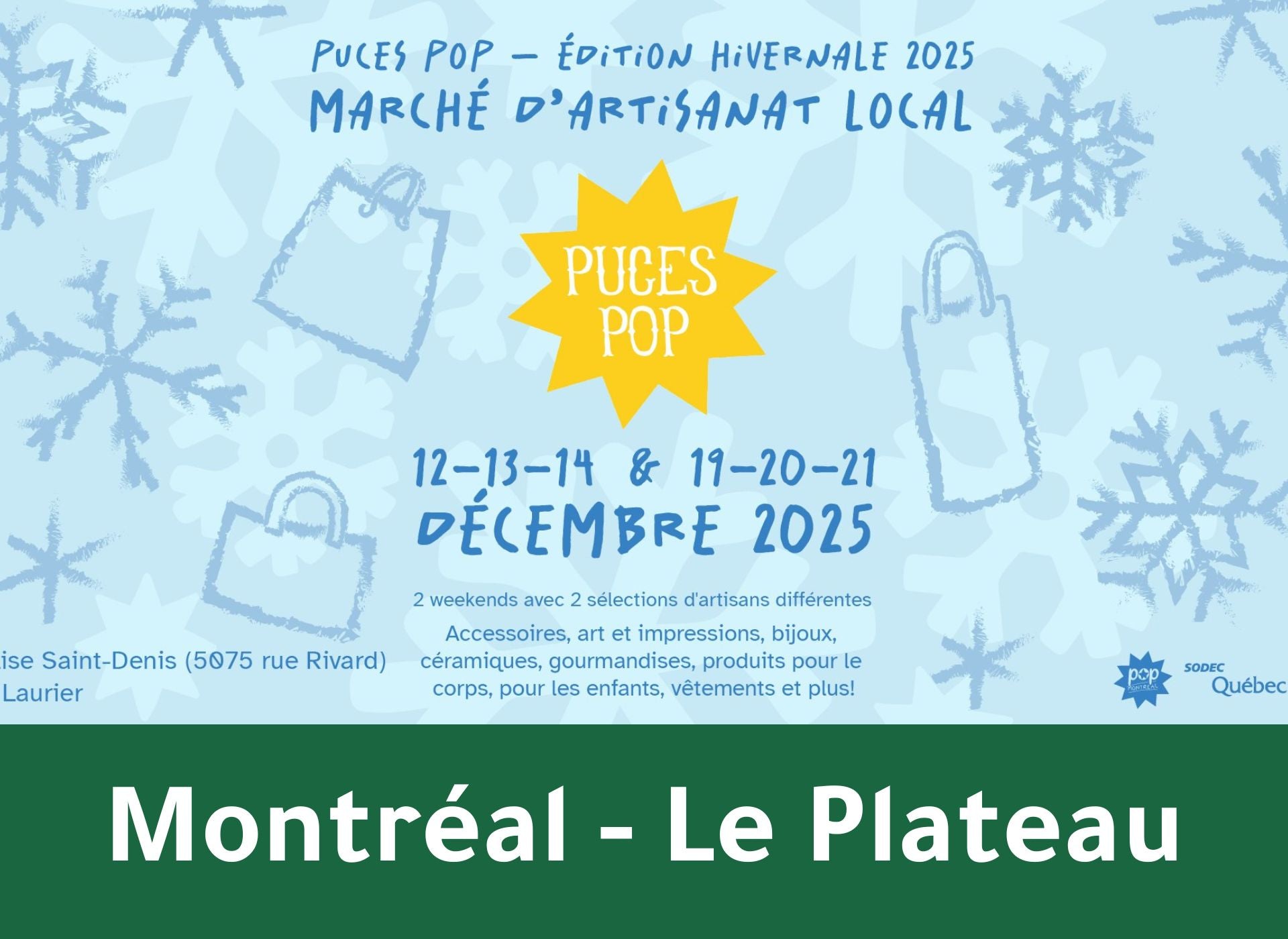 Puces Pop - Édition hivernale 2025
