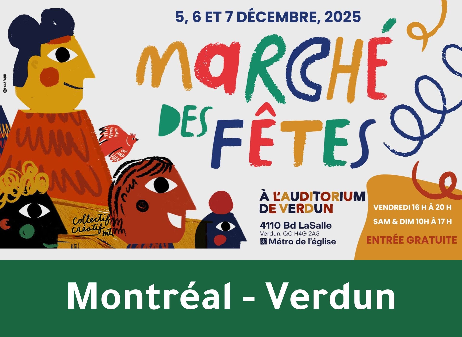 Marché des fêtes - Collectif créatif