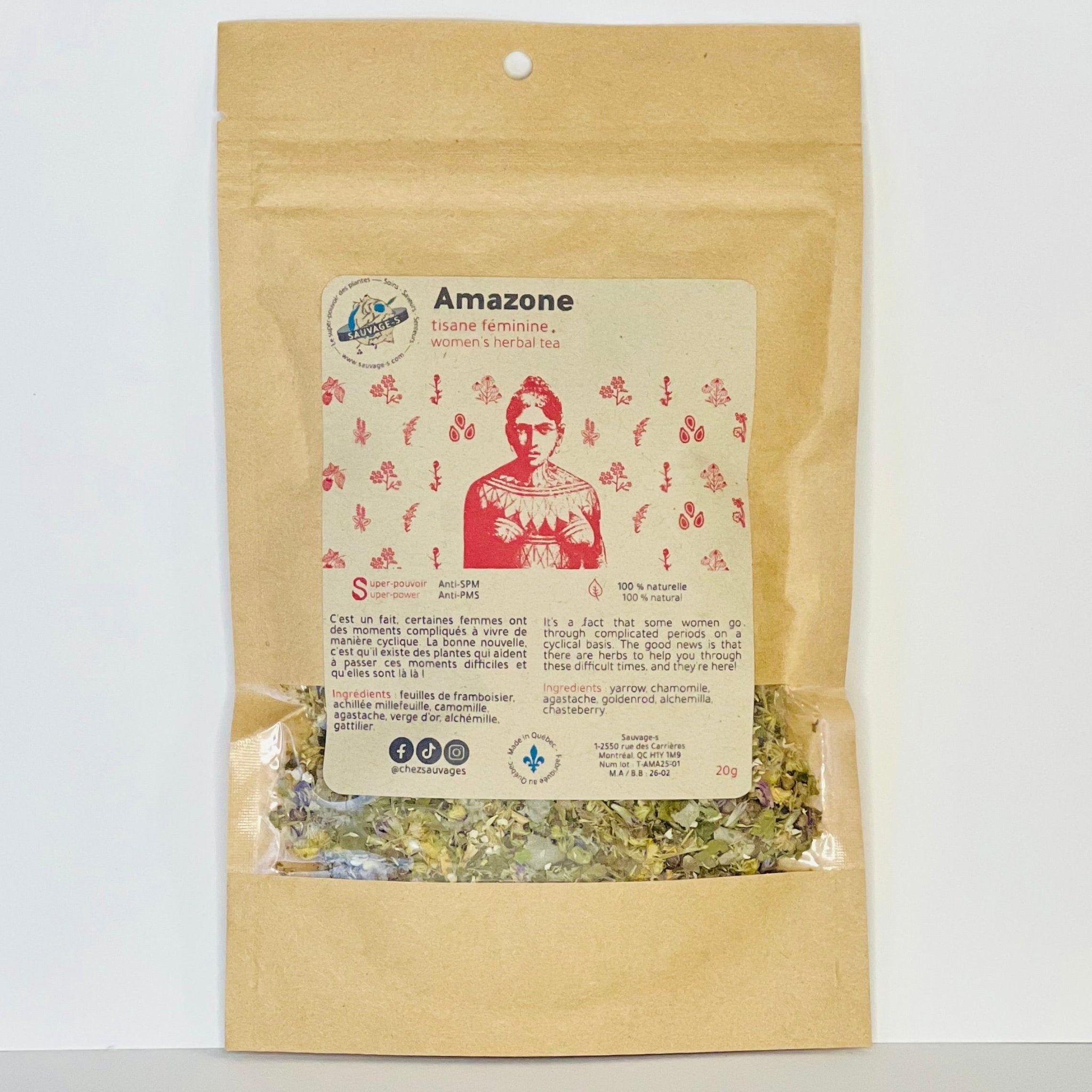 Amazone - Tisane féminine - Sauvage - s