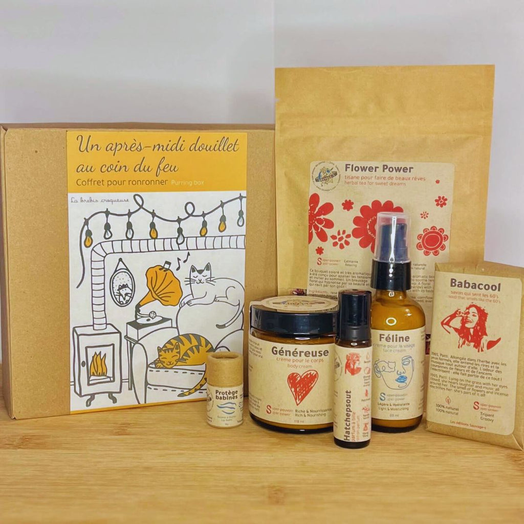 Après - midi douillet au coin du feu - Coffret pour ronronner - Sauvage - s