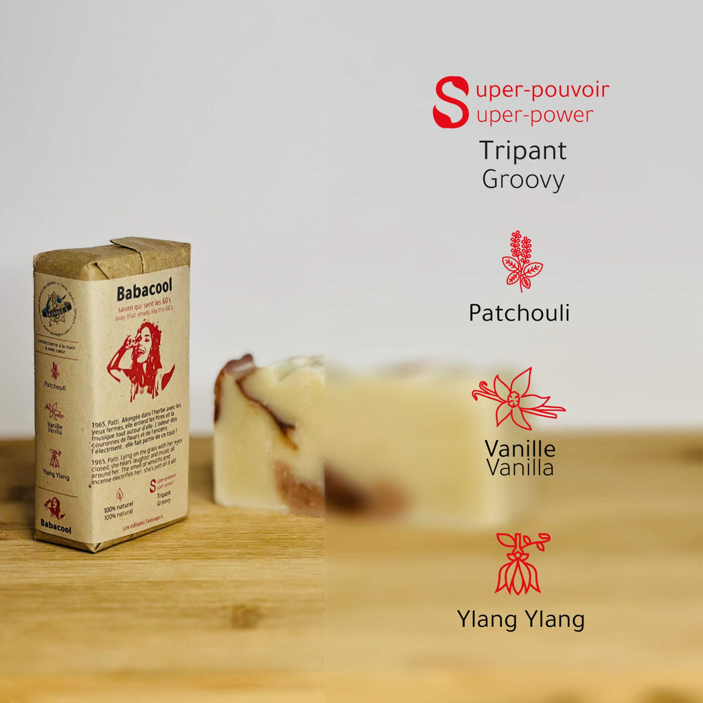 Babacool - Savon qui sent les 60’s - Sauvage - s