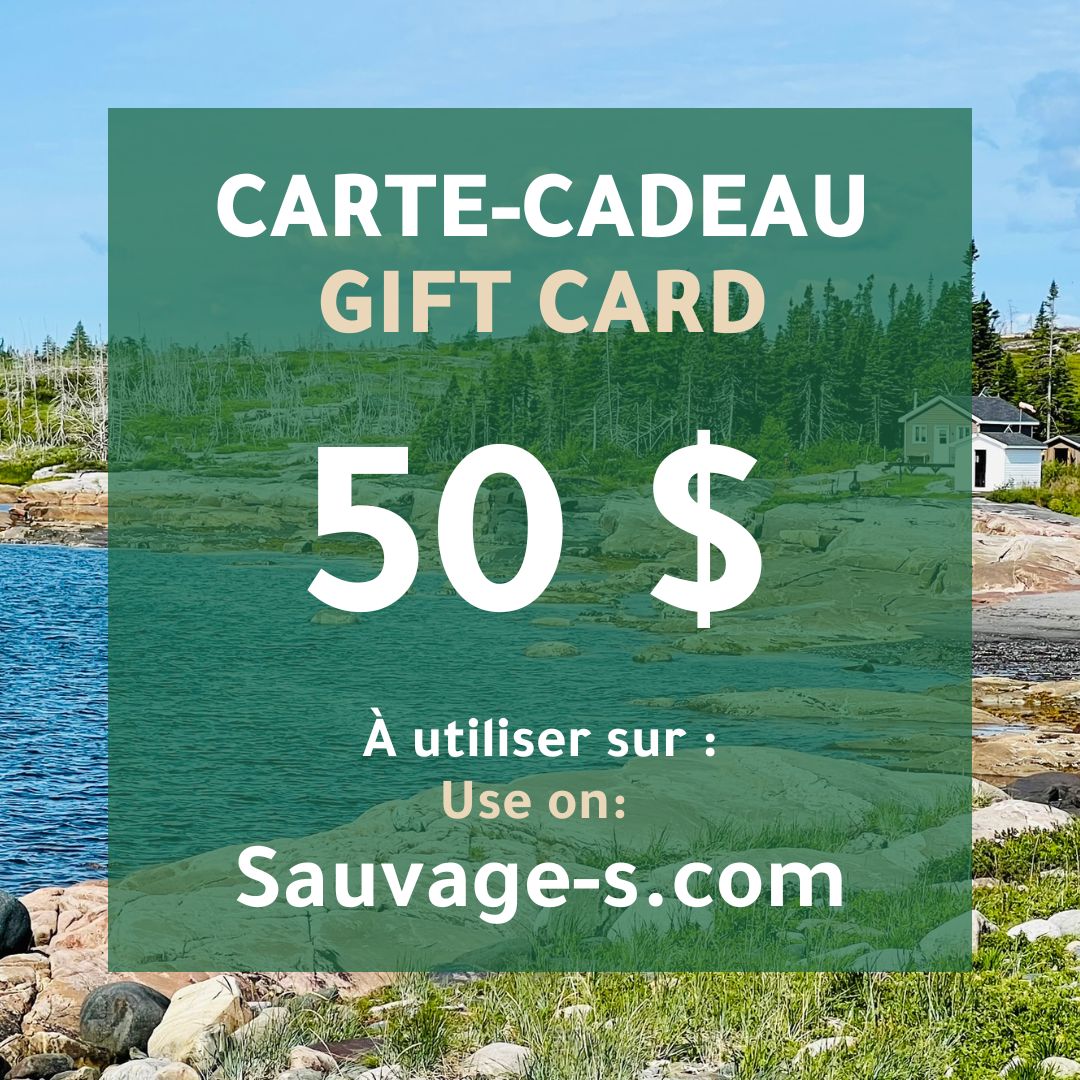Carte - cadeau - Sauvage - s