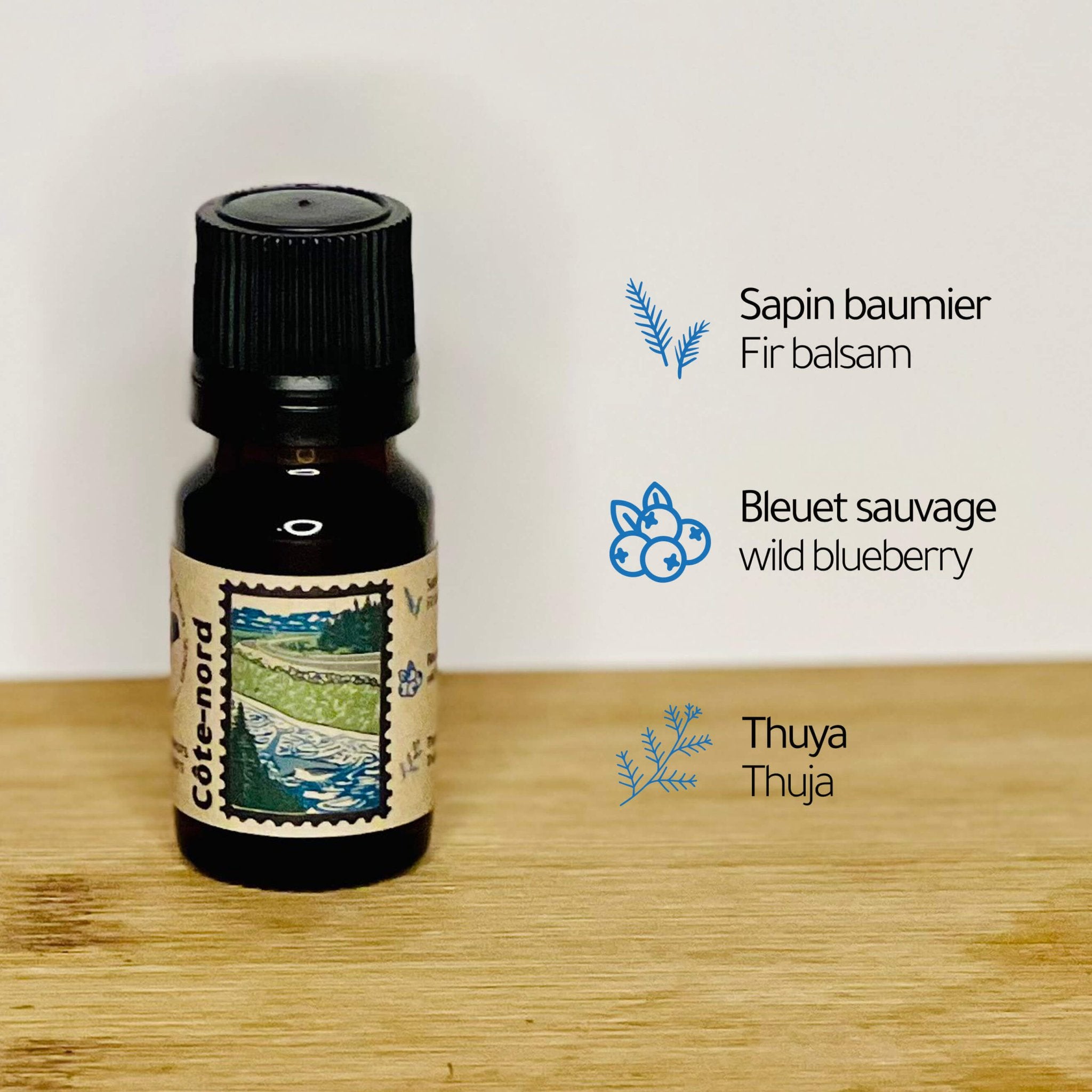 Côte - Nord - Résineux & petits fruits - Huile à diffuser - Sauvage - s