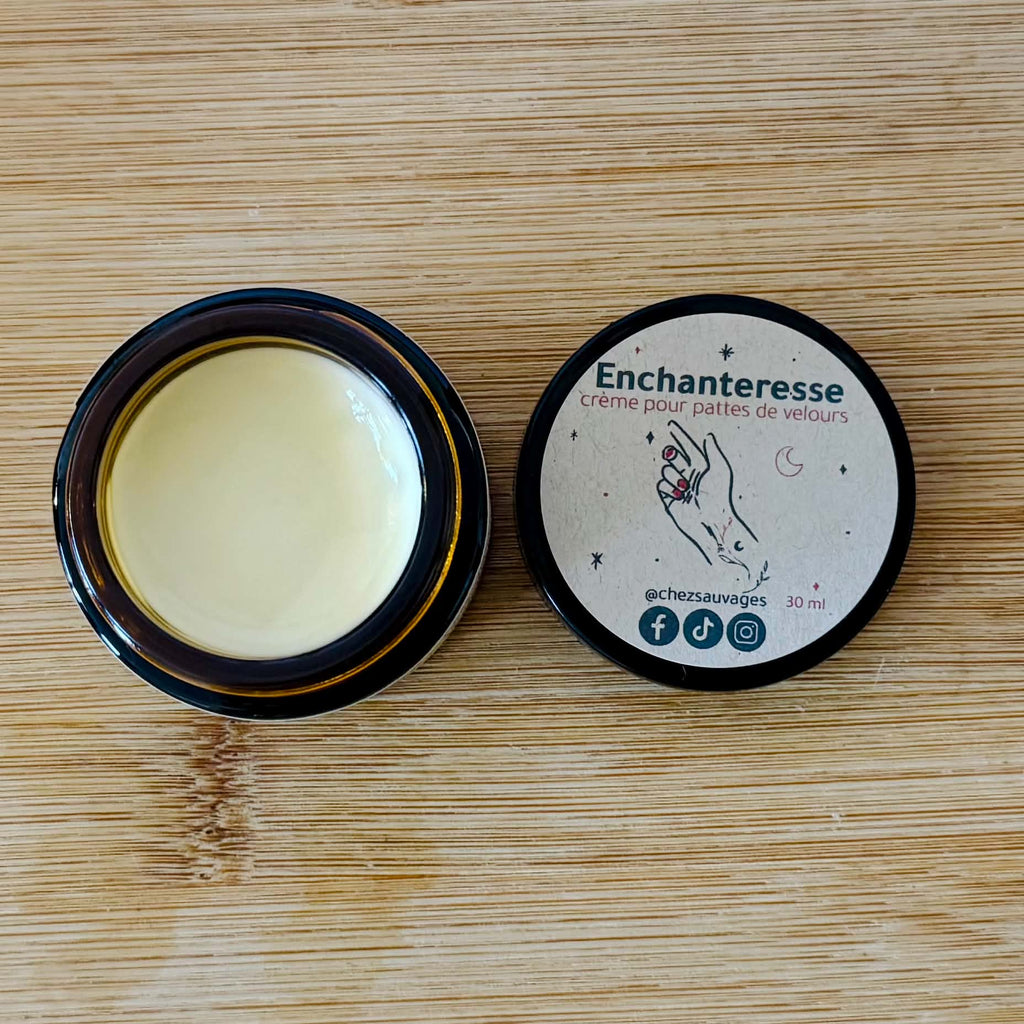 Enchanteresse 30ml – Crème mains végane sans fini gras (Solde) - Sauvage-s