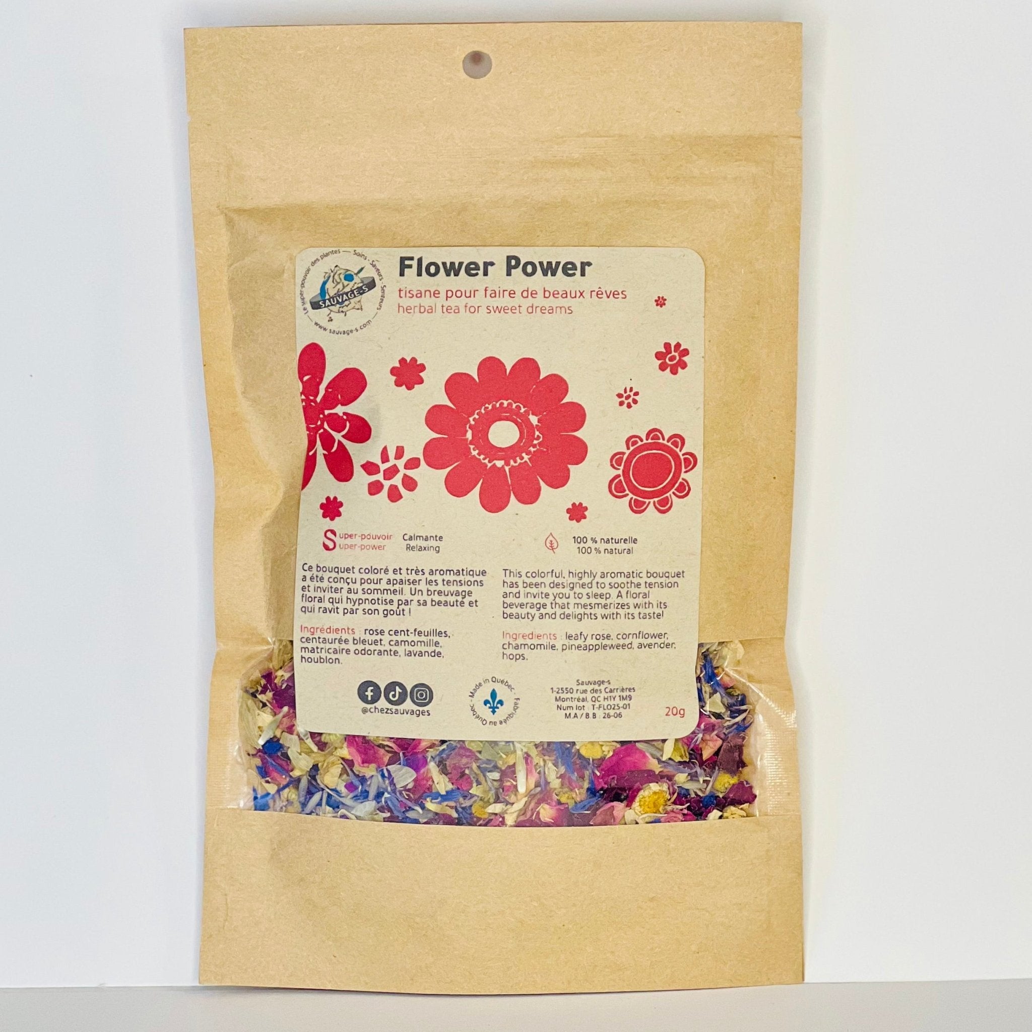 Flower Power - Tisane pour faire de beaux rêves - Sauvage - s