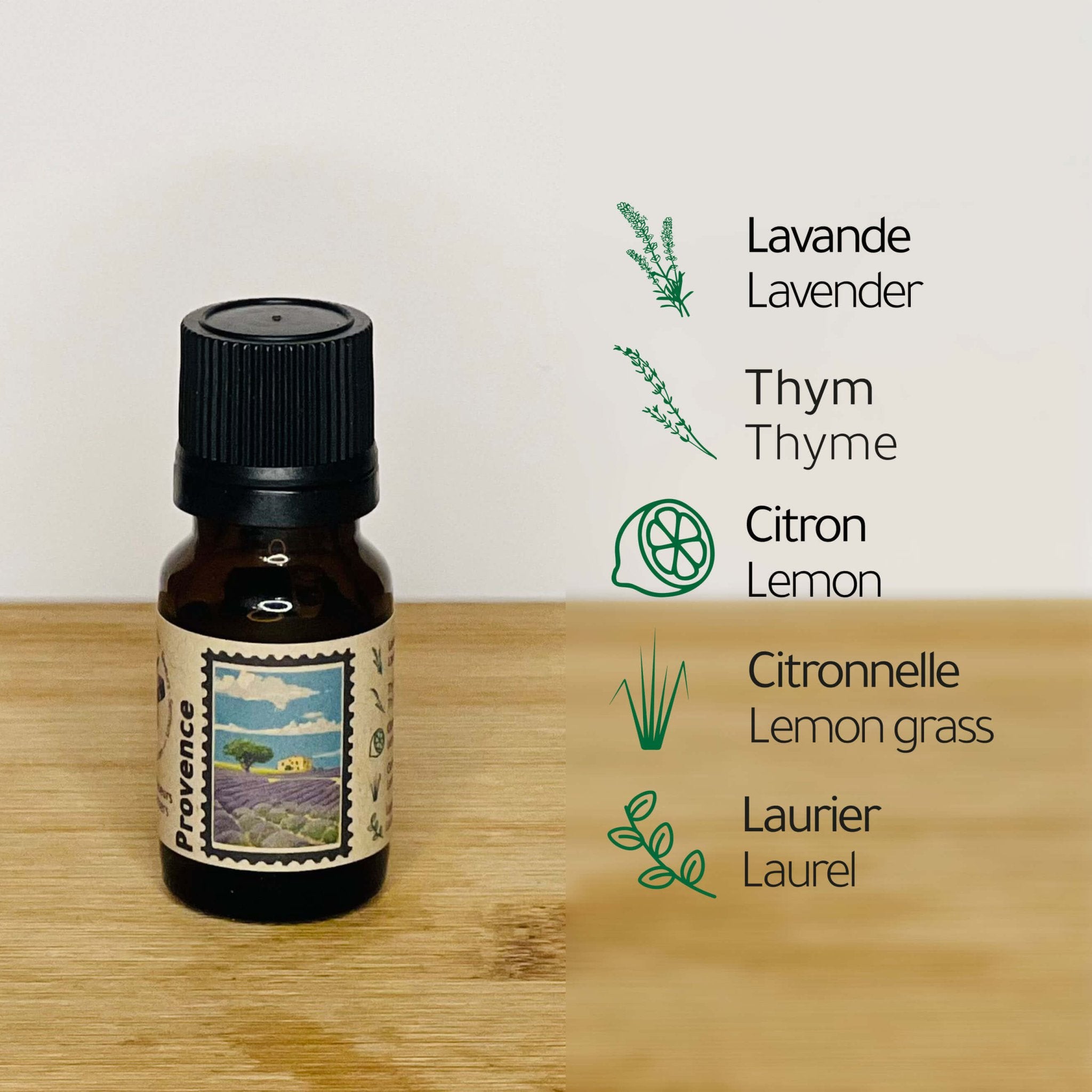 Provence - Lavande, herbes & agrumes - Huile à diffuser - Sauvage - s