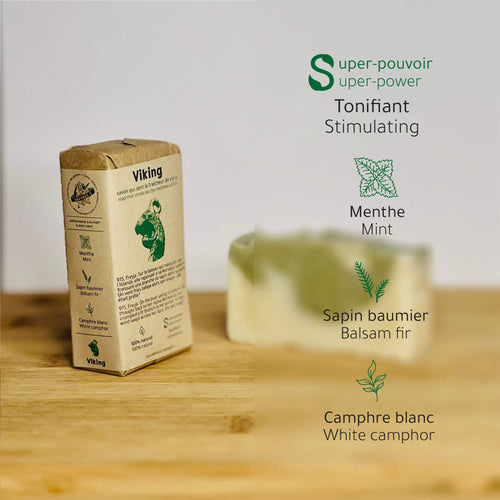 Viking - Savon qui sent la fraîcheur de vivre - Sauvage - s
